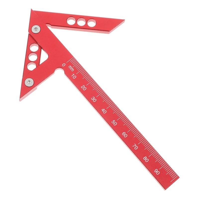 Aluminum Alloy Woodworking Scribing Tool Center Finder Marking Gauge for Layout and 45 Degree Angle Measurement - Image 2
