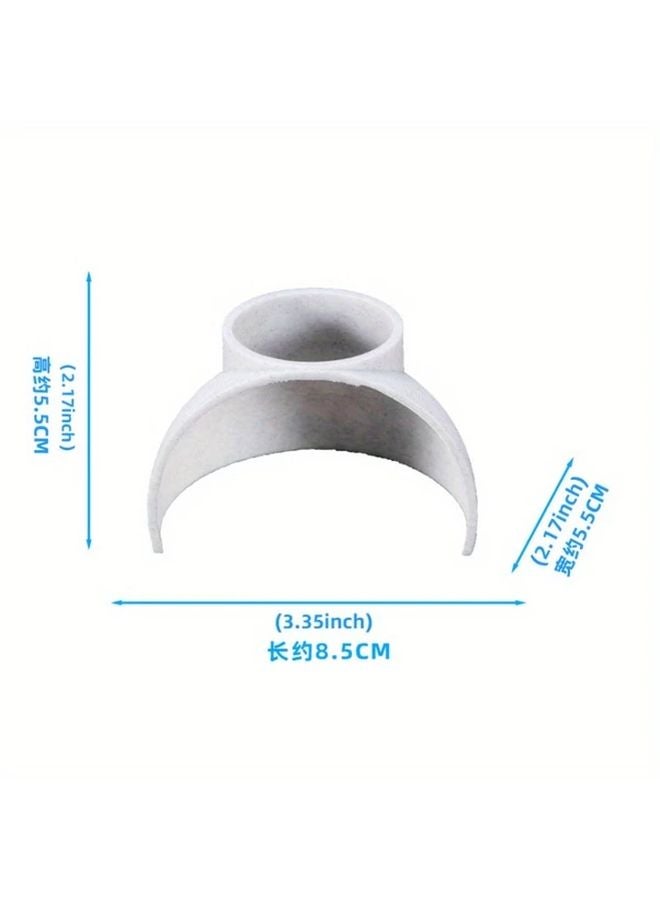 White 3D Printed Aquarium Decor Landscape for Fish and Reptile Habitat Underwater Enhancement - Image 5