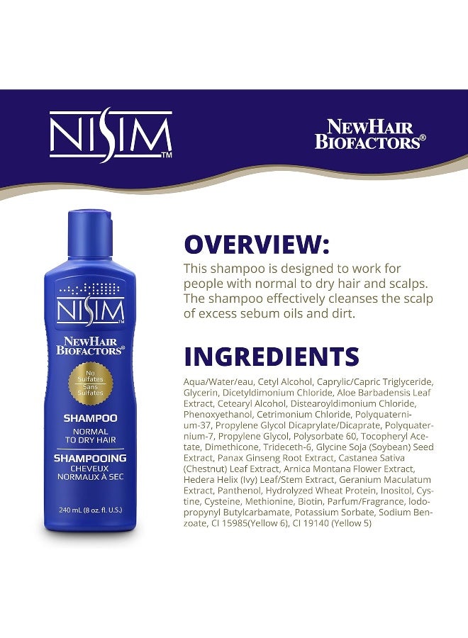 Nisim Nisim Normal to Dry Shampoo - 240 ml - Image 2