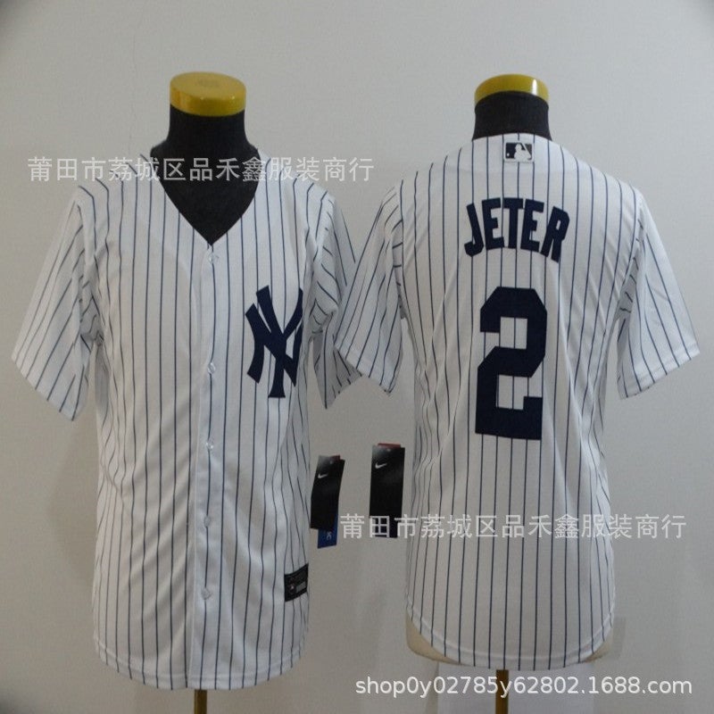 Children'S Clothing Yankees Baseball Uniform No. 99 Judge Jersey Judge Jagi 22 # Soto Embroider - Image 3