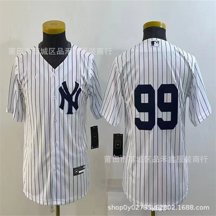 Children'S Clothing Yankees Baseball Uniform No. 99 Judge Jersey Judge Jagi 22 # Soto Embroider - Image 1