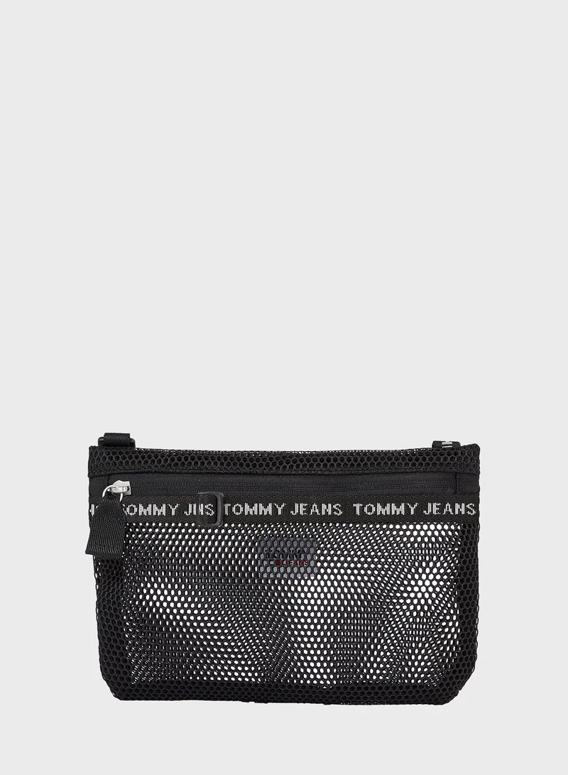 TOMMY JEANS Logo Mesh Messenger