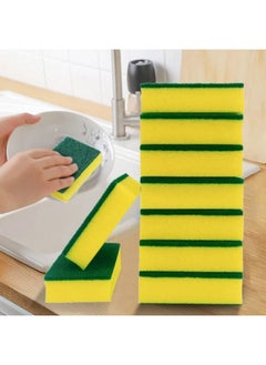 10Pcs Dishwashing Sponge Dishwasher Kitchen Accessories Magic Cleaning Sponge Set Cleaning Tools