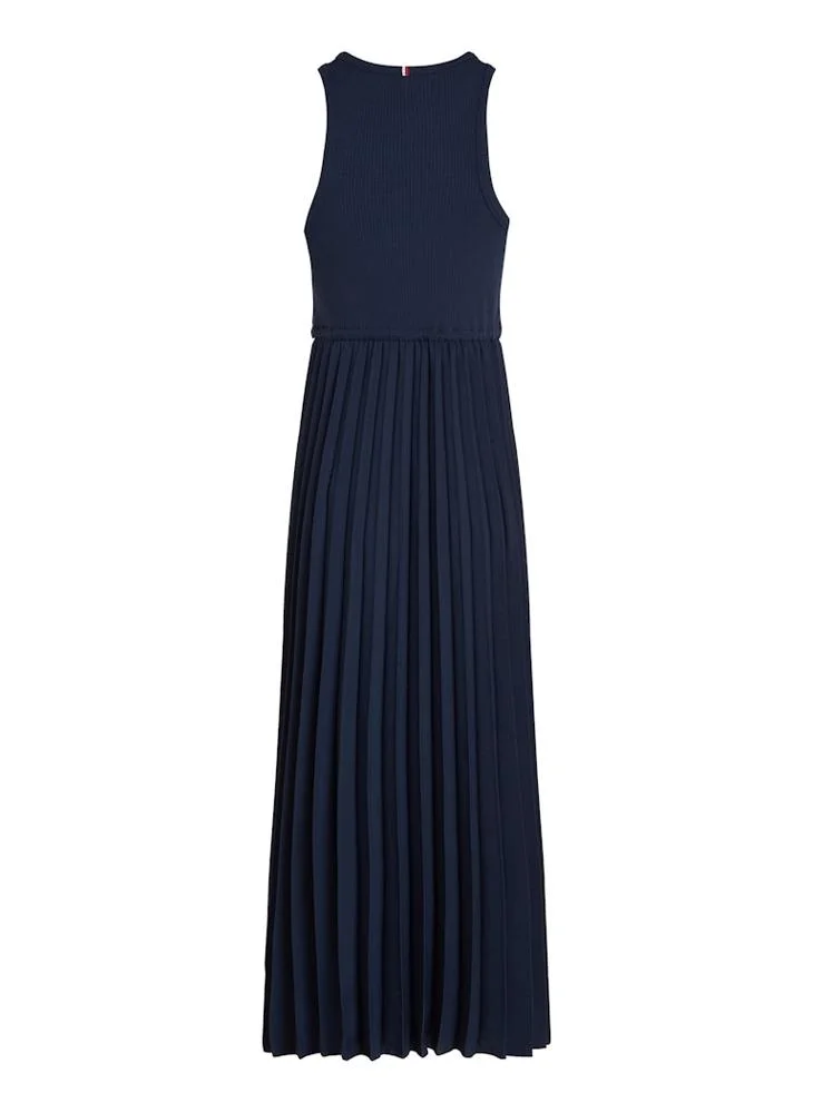 TOMMY HILFIGER Pleated Knit Dress
