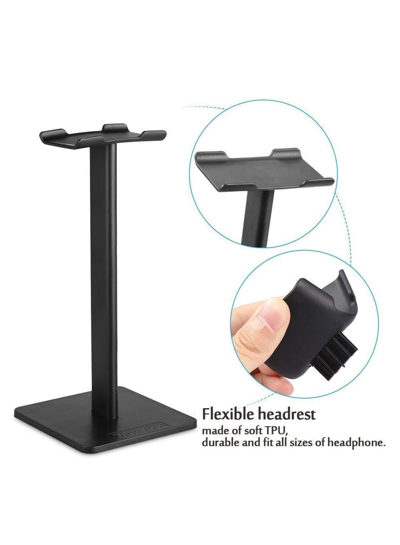 Loquat Desk Headphone Stand Hanger with Cable Holder,Headset Stand, Gaming Headset Bracket, Desktop Headphone Holder Portable ffor All Headphones Size,Gaming Headset Display Table Display Rack Hanger Suppo - Image 5