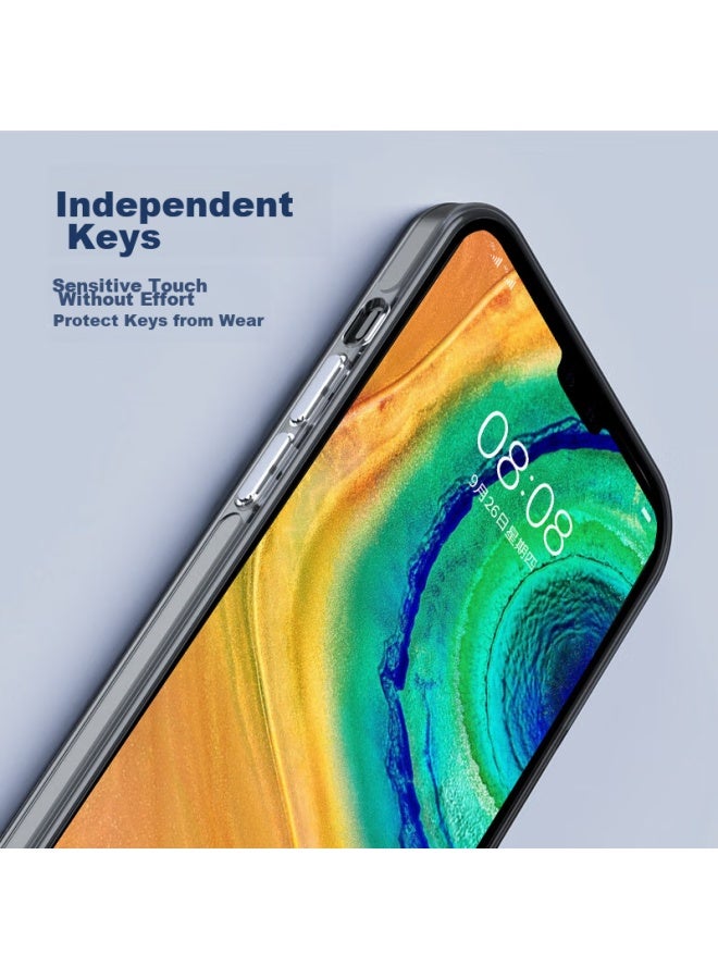 Hotfire Huawei Mate30 Phone Case, Huawei Mate30 Protective Cover, Frosted Full Coverage Ultra-thin Shockproof Anti-fingerprint Case For Men And Women - Deep Sea Blue - Image 2