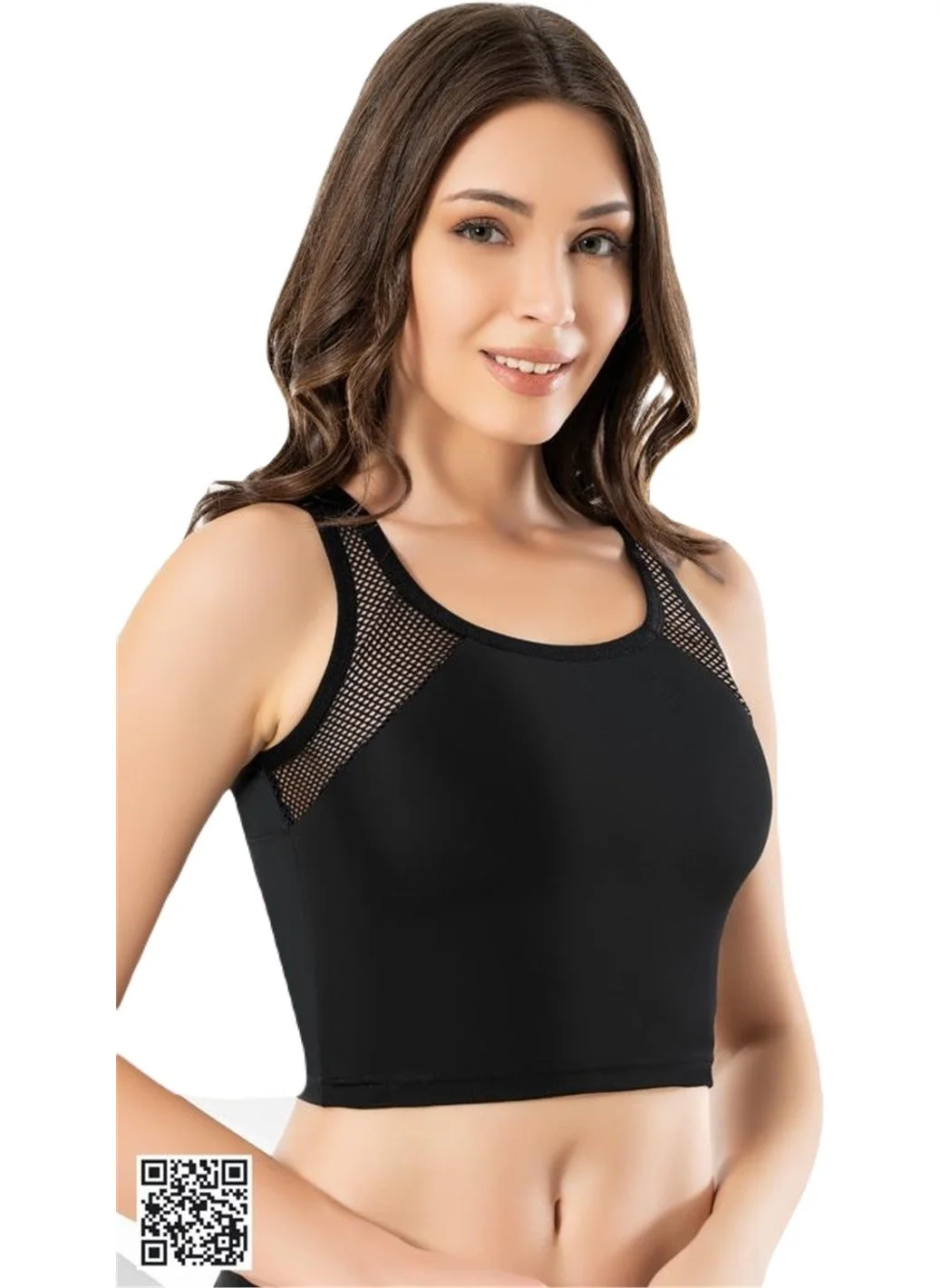 كوتا 6375 Wide Strap Mesh Women's Krop