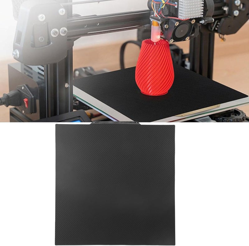 Hilitand Upgraded 350x350mm PEO PET Sheet, Double Sided Coated Spring Steel Build Plate with Glossy PET and Textured PEO Surface, for 2.4 3D Printers - Image 2