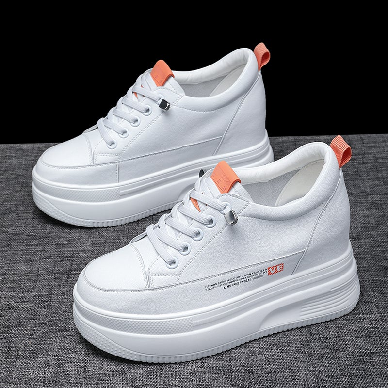 Invisible Inner Height Increasing Women'S Shoes Lightweight Feet Small White Shoes 10Cm Platform Shoes - Image 2