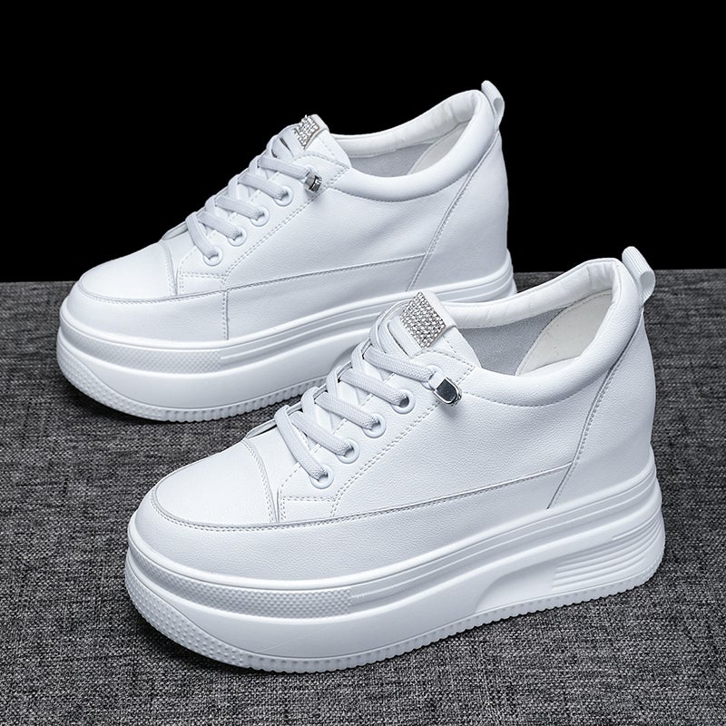 Invisible Inner Height Increasing Women'S Shoes Lightweight Feet Small White Shoes 10Cm Platform Shoes - Image 3