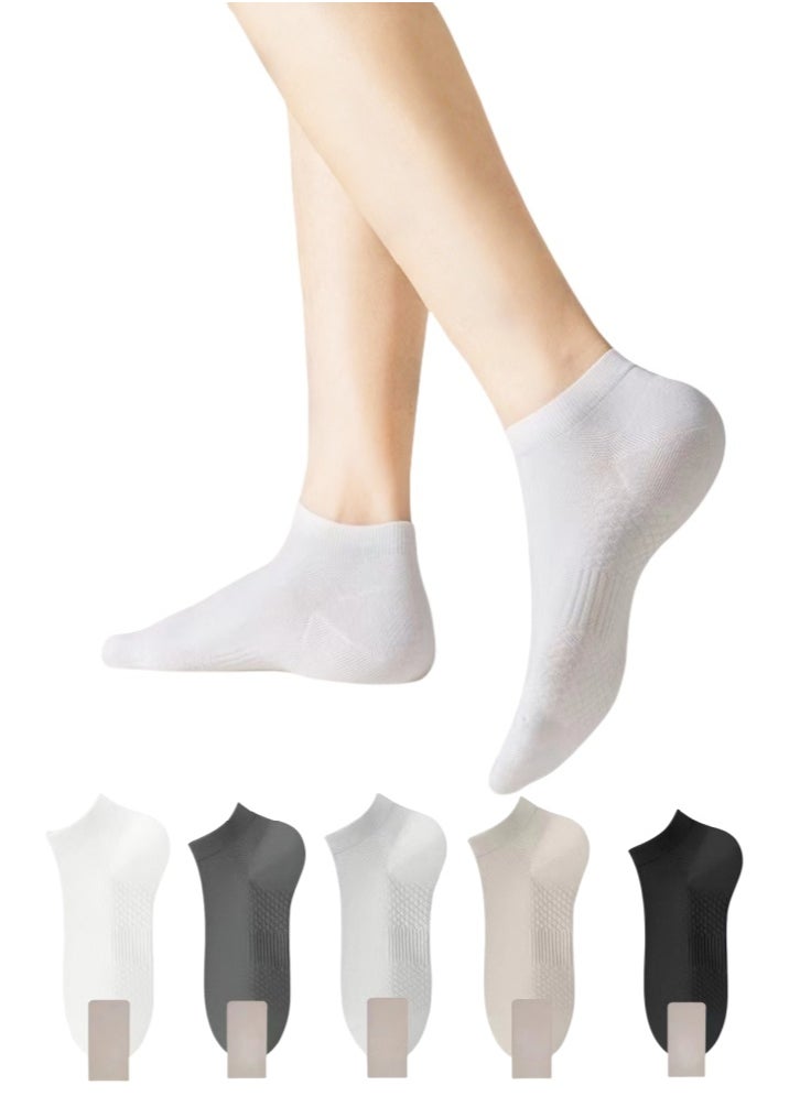 Lullaxx Lullaxx Breathable Cotton Socks: Massage Mesh Sole, 5 Colors, Perfect for Middle Eastern Summer  - Image 1