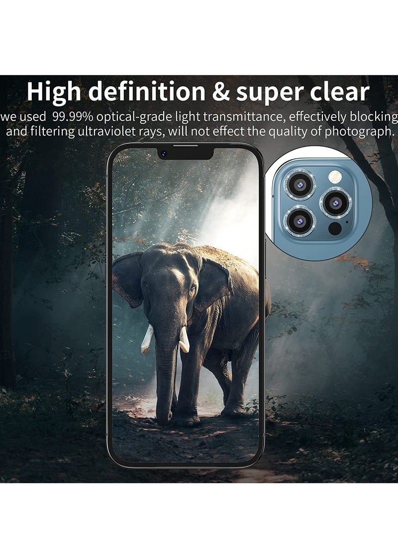 ELTRAZONE iPhone 13 Pro Max (6.7 inch)/ iPhone 13 Pro (6.1 inch) Camera Lens Protector,Anti Scrach HD Tempered Metal Glass Camera Screen Protector - Image 4