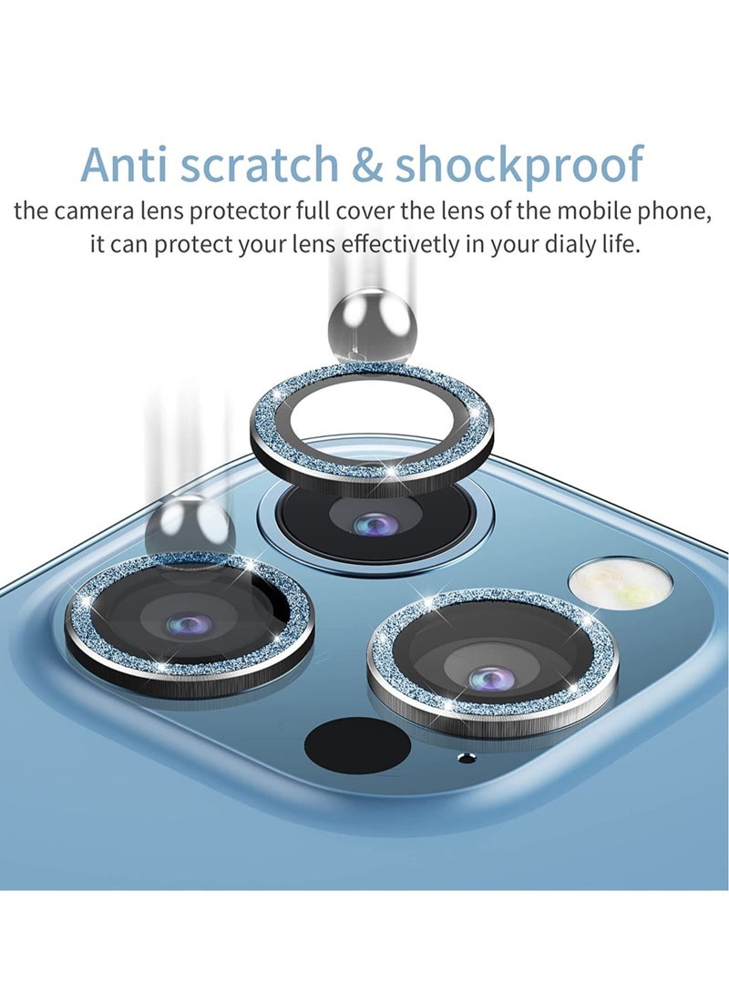 ELTRAZONE iPhone 13 Pro Max (6.7 inch)/ iPhone 13 Pro (6.1 inch) Camera Lens Protector,Anti Scrach HD Tempered Metal Glass Camera Screen Protector - Image 2