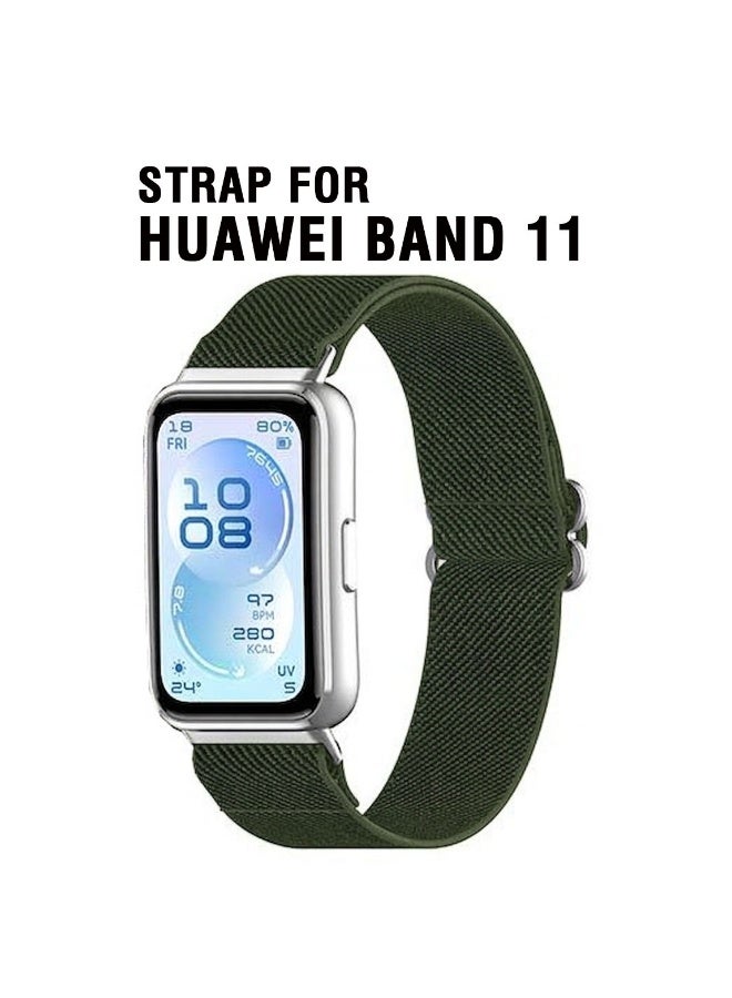 Nylon Elastic Strap Compatible with Huawei Band 11 / 11 Pro Replacement Strap - Image 1