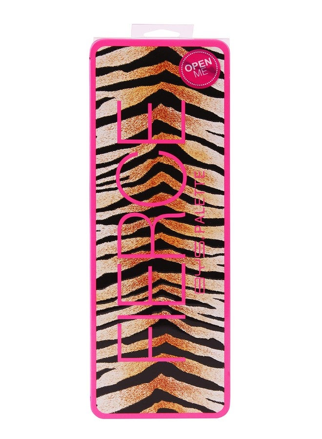 BYS Women's 12-Piece Eye Shadow Palette, Easy Blendable Eye Pigments with Applicator, Fierce - Image 2