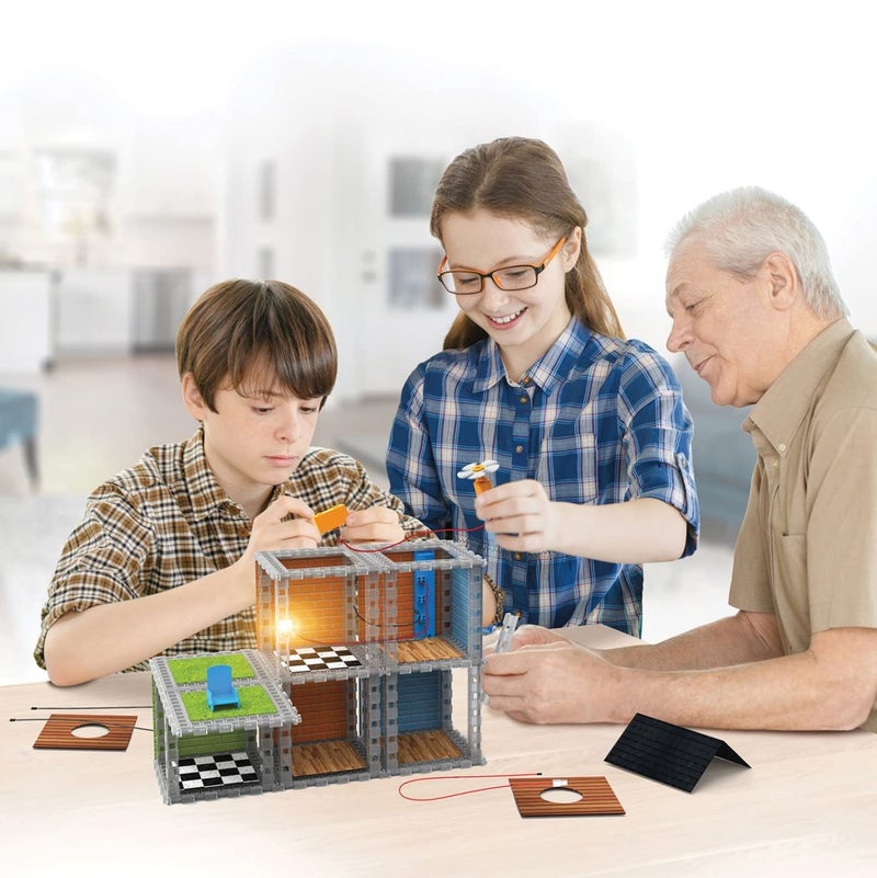 SmartLab Archi-TECH Electronic Smart House with 40 Kinetic , Energetic Circuitry Projects and 62 Pieces in The Science Kit - Image 2