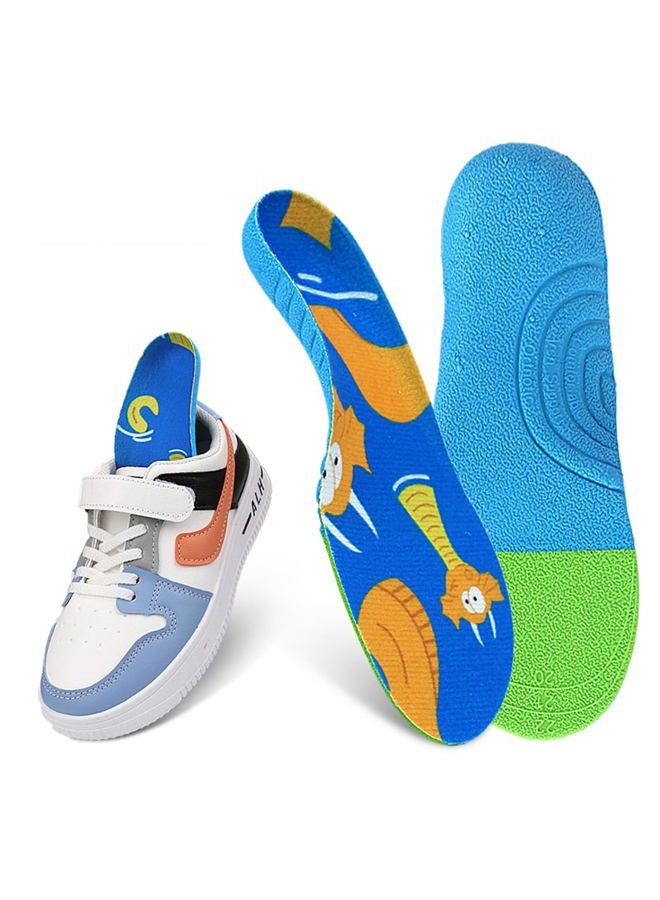 JSHshield Childrens Orthopedic Insoles,Kids Orthotic Arch Support Shoe Insoles,Sturdy Orthotic Technology for Kids with Flat Feet Who Need Arch Support,Plantar Fasciitis,Feet Heel Pain Relief - Image 3
