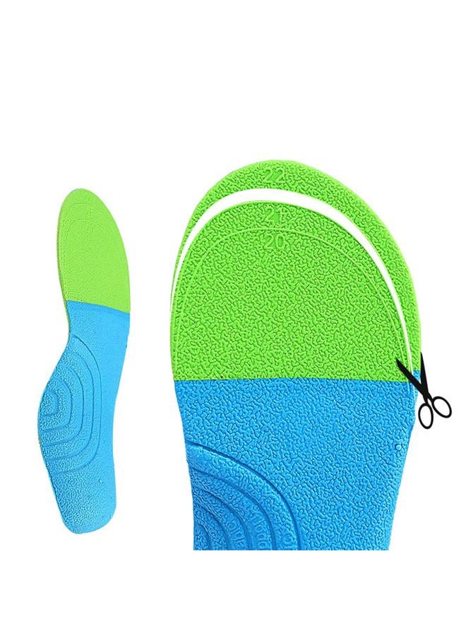 JSHshield Childrens Orthopedic Insoles,Kids Orthotic Arch Support Shoe Insoles,Sturdy Orthotic Technology for Kids with Flat Feet Who Need Arch Support,Plantar Fasciitis,Feet Heel Pain Relief - Image 4