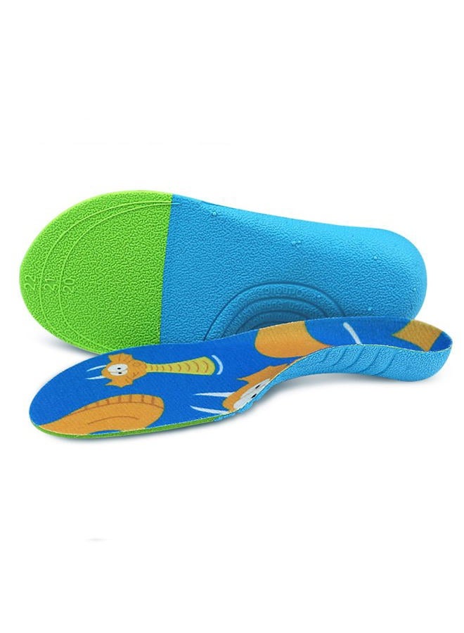 JSHshield Childrens Orthopedic Insoles,Kids Orthotic Arch Support Shoe Insoles,Sturdy Orthotic Technology for Kids with Flat Feet Who Need Arch Support,Plantar Fasciitis,Feet Heel Pain Relief - Image 1