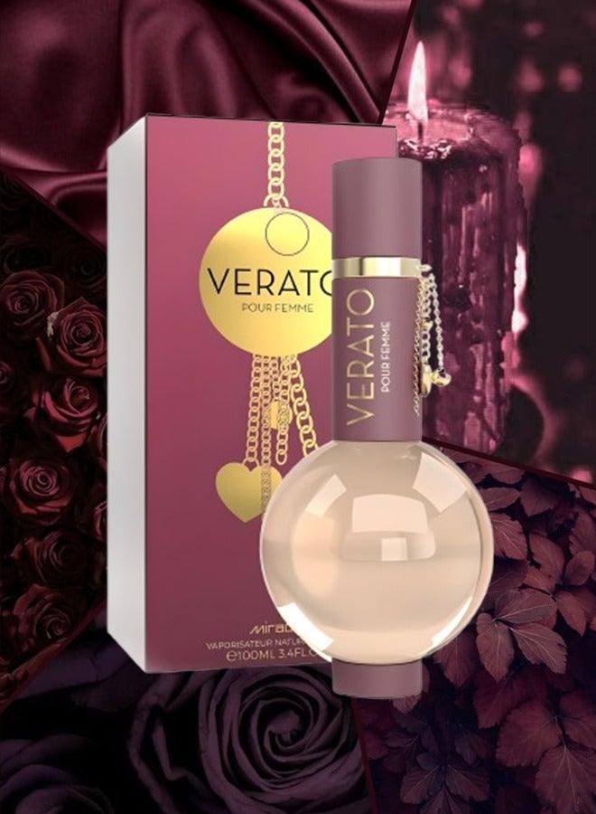 Mirada 9 Pieces Verato Perfume For Women 100ml EDP - Image 2
