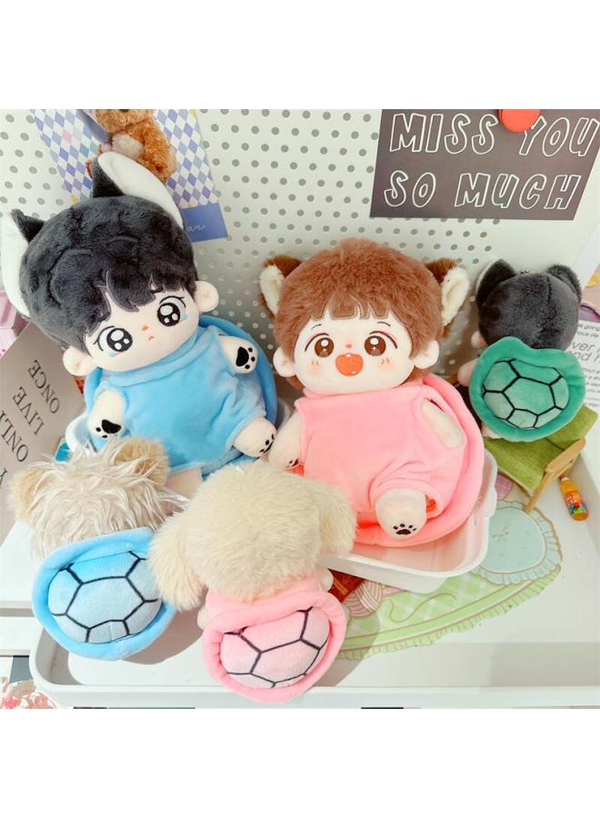 Spot Cotton Doll Clothes 10cm15cm20cm Turtle Shell Pajamas Crawling Clothes Funny Clothes Jumpsuit-Specifications:20cm-Color:Turtle Shell Green - Image 5