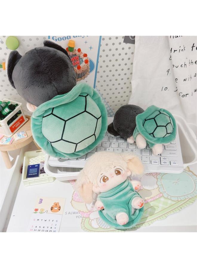 Spot Cotton Doll Clothes 10cm15cm20cm Turtle Shell Pajamas Crawling Clothes Funny Clothes Jumpsuit-Specifications:20cm-Color:Turtle Shell Green - Image 4
