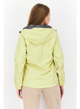 Trespass Women Brand Logo Windproof Jacket, Yellow  - Image 3