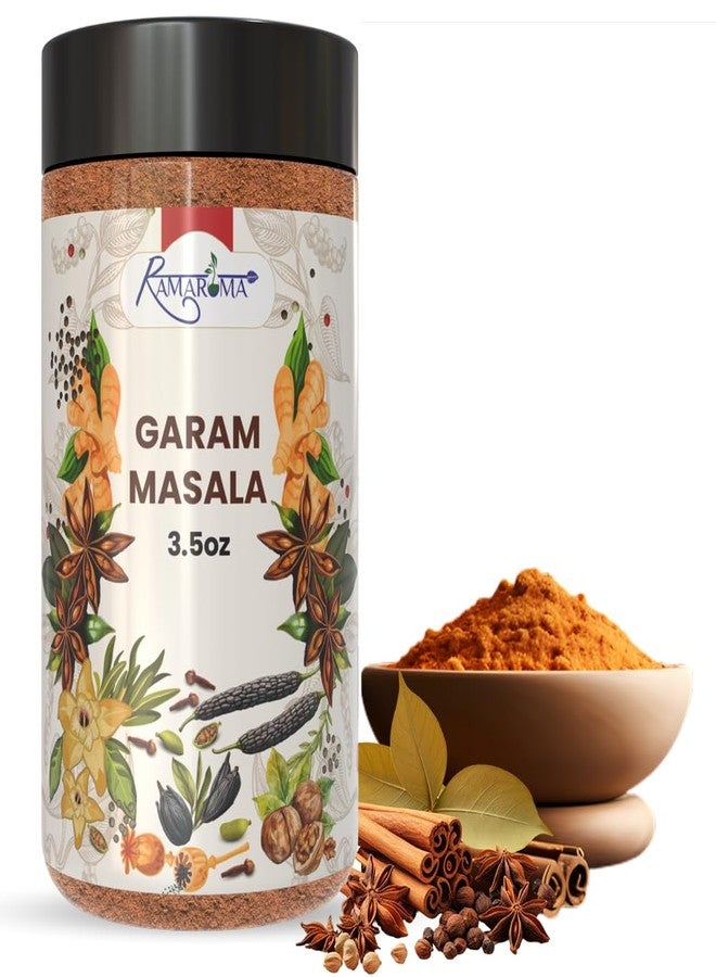 Ramaroma Natural Garam Masala Indian 15-Spice Blend Powder, 3.5oz (100g) All Natural, Salt-Free | Vegan | No Colors | Gluten Friendly | NON-GMO | Rich in Flavor, Naturally Processed and No Preservatives - Image 1