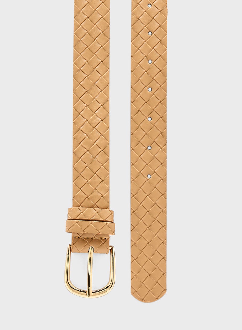 Ginger Weave Textured Belt  - Image 2