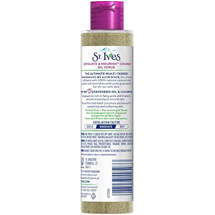St. Ives Exfoliate & Nourish Facial Oil Scrub, Coconut 4.23 oz - Image 2