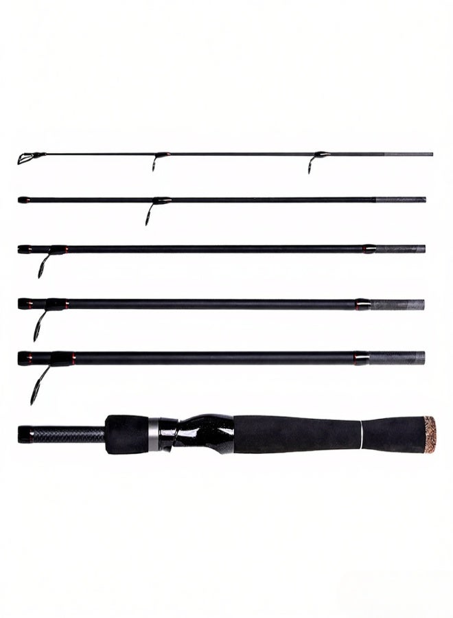 CAPACI 2.1m / 2.4m 6 Sections Carbon Spinning Casting Fishing Rod Lure Fishing Rod Hand Pole Fishing Tackle - Image 4