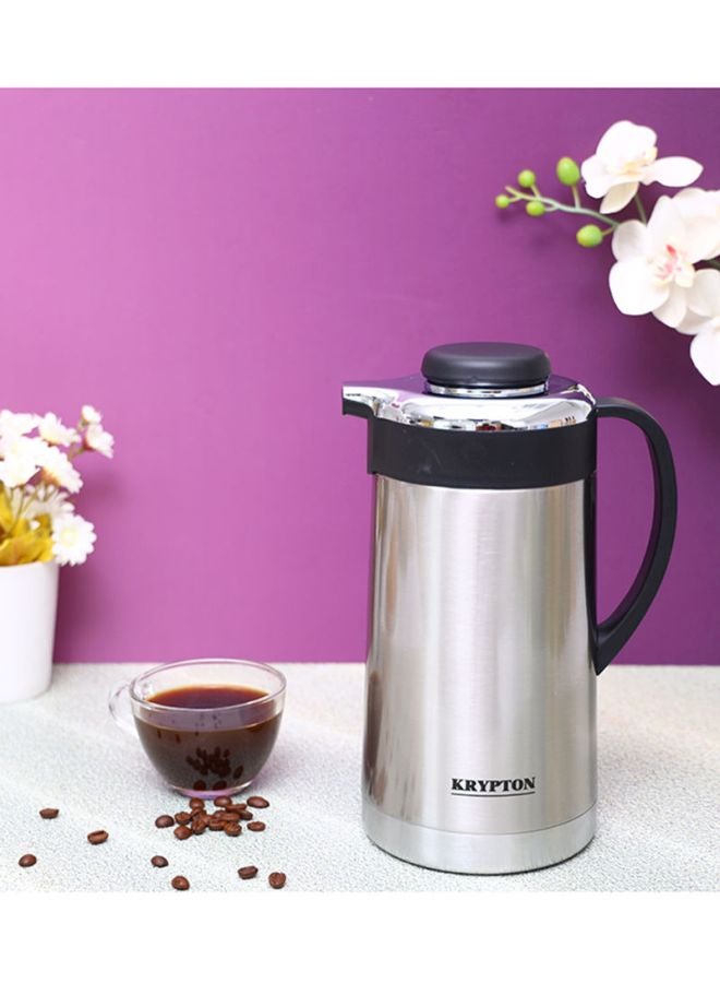 KRYPTON Stainless Steel Vacuum Flask Silver/Black 1.9Liters - Image 5