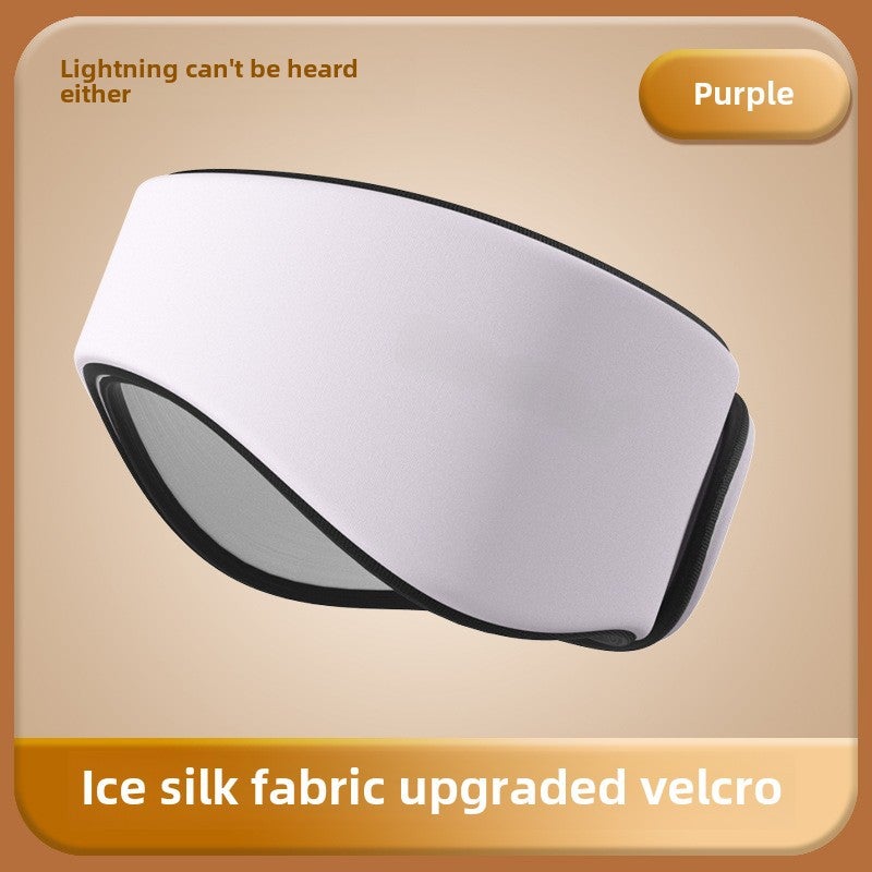 Super Noise-Canceling Earmuffs for Study Dorm purple with earplugs 