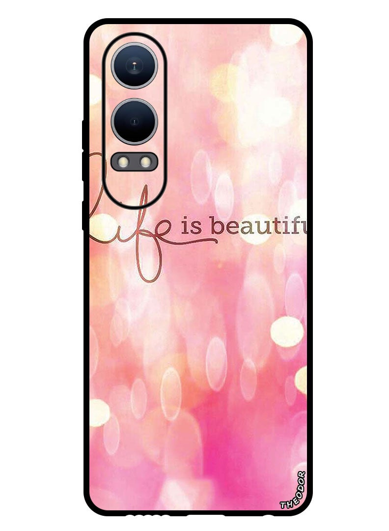 Theodor Protective Case Anti Scratch Shock Proof Bumper Cover For OnePlus Nord CE4 Lite Life Is Beautiful - Image 1