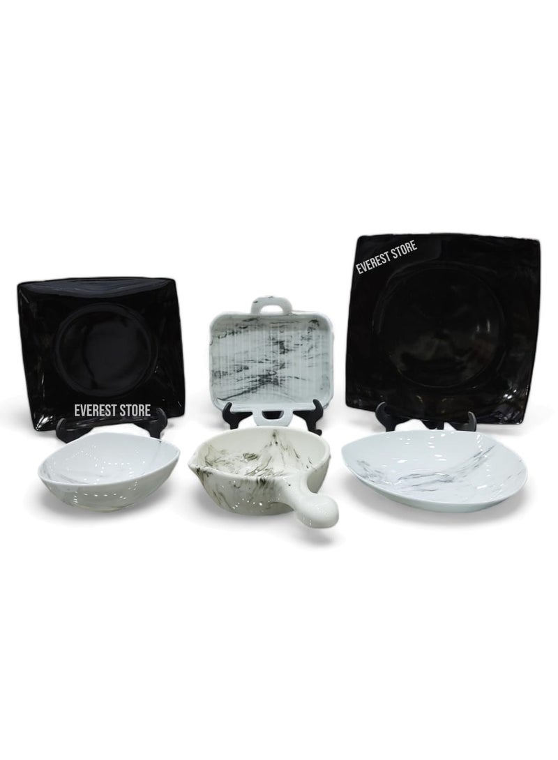 Fathy Mahmoud Dinner set dishes , bowls and pans porcelain 26 piece Fathy Mahmoud - LOTUS  - Image 1