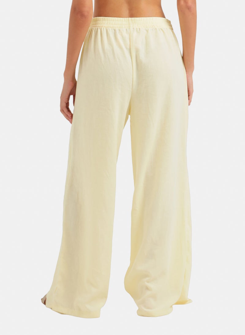Carina Wide-Leg Wrap Pants - Image 4
