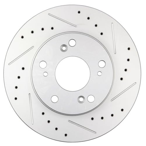 ECCPP D465-7345 31311 Front 2pcs Brake Rotors + 4pcs Pads Fit For Honda Civic 2006-2011 Brake Kit - Image 5