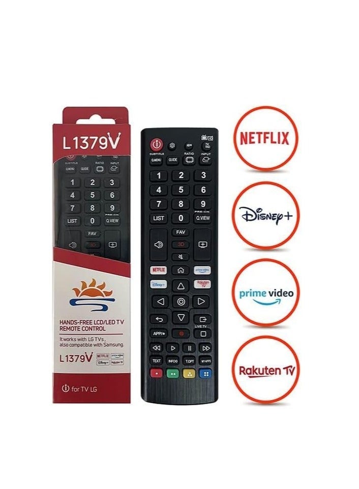 PopZa Replacement Remote control for LG Smart Tv LG1379V - Image 2