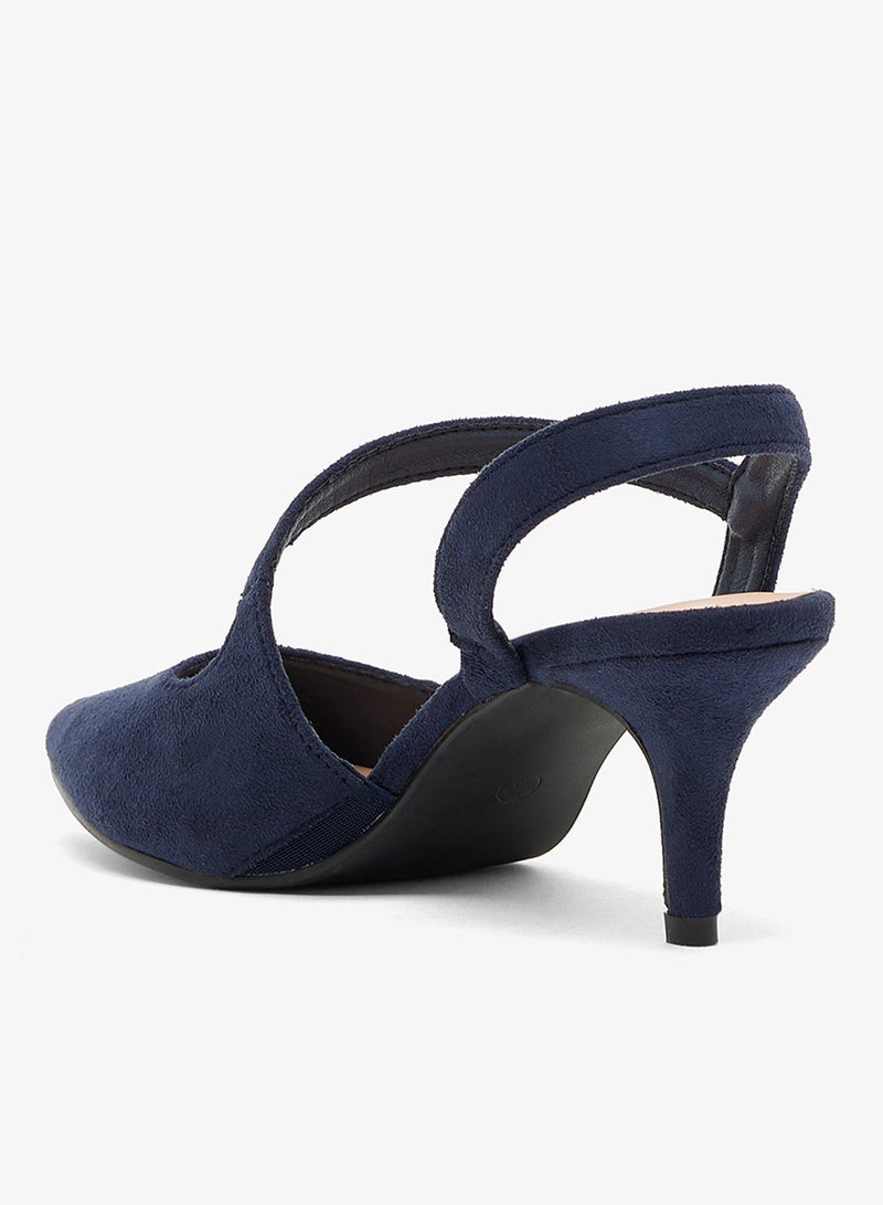 سبوت أون حذاء بكعب متوسط بحزام خلفي - Image 3