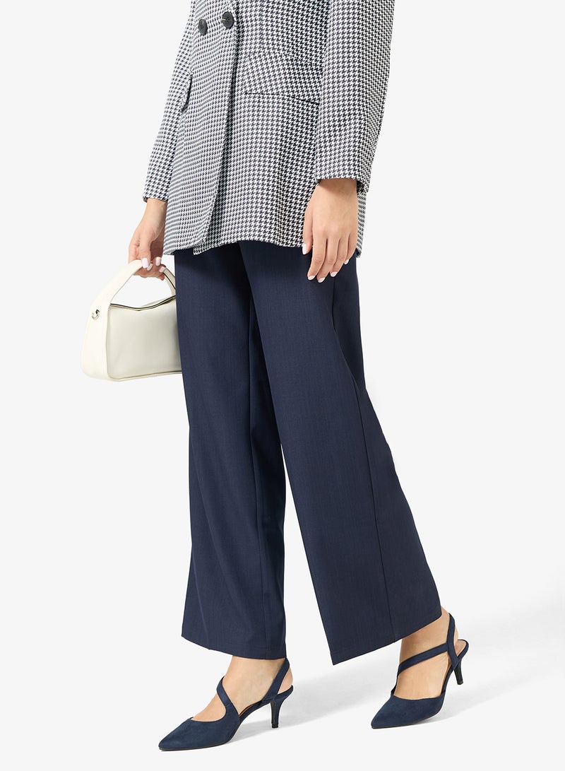 سبوت أون حذاء بكعب متوسط بحزام خلفي - Image 5