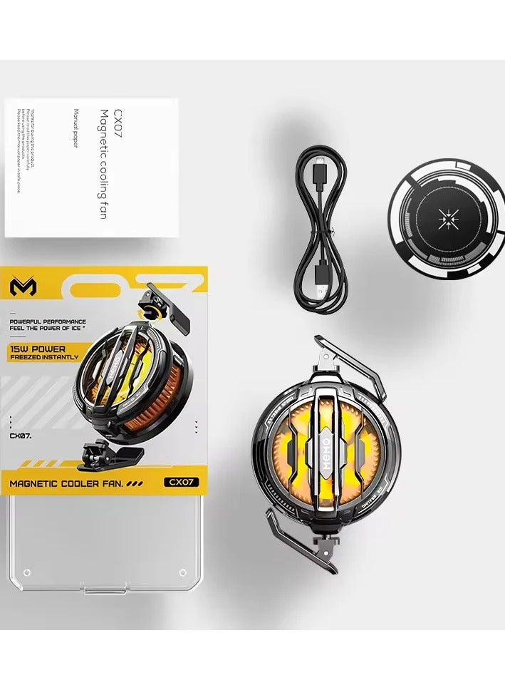 Memo X9 Fan Cooler Radiator Cooling Fan Gaming Type-C - Image 1