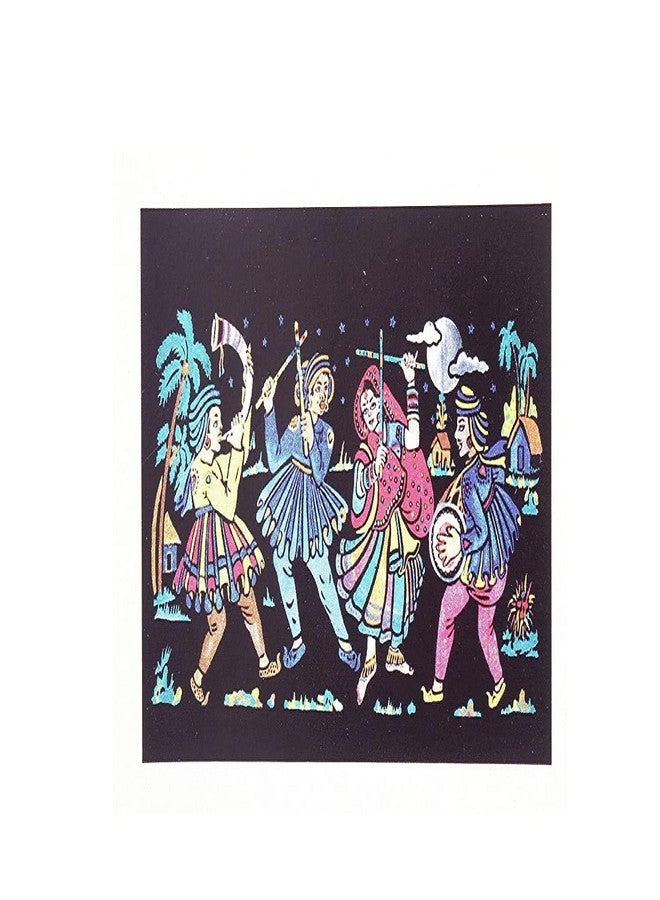 ALEVAN Emboss Painting Kit for Children(Design 15 Navratri) - Image 1