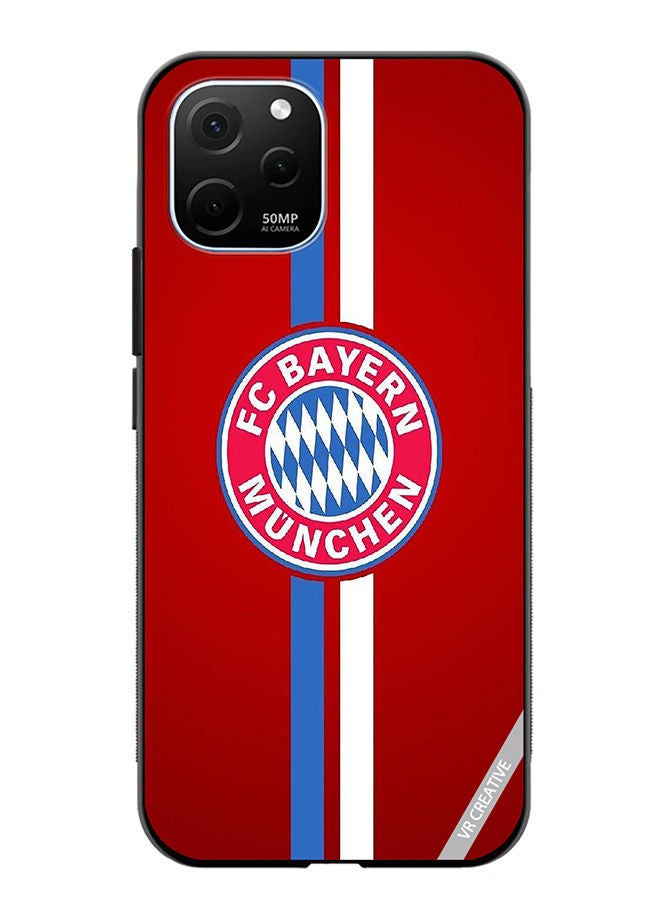 VR CREATIVE Protective Case Cover For Huawei Enjoy 50z Fc Bayern Munchen Logo Red Design Multicolour - Image 1