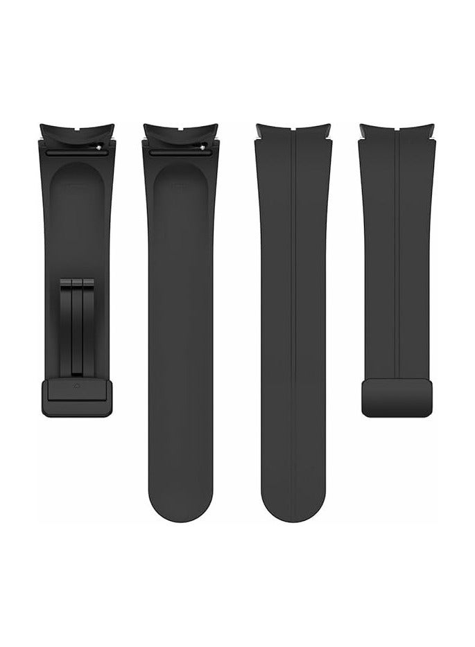 Denx Magnetic Silicone Band for Apple Watch 41mm 40mm 45mm 44mm 49mm 38mm 42mm, Women Men Replacement Wristbands Silicone Sport Strap for Apple Watch Series 9/Ultra 2/8/Ultra/7/SE/SE 2nd/6/5/4/3/2/1, iWatch Band (Black) - Image 5