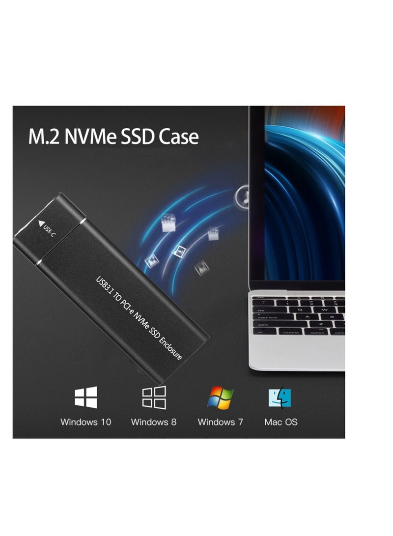 AROAQ Portable  Adapter M Key HD Storage Box for Mac Windows Laptop PC Type C - Image 3