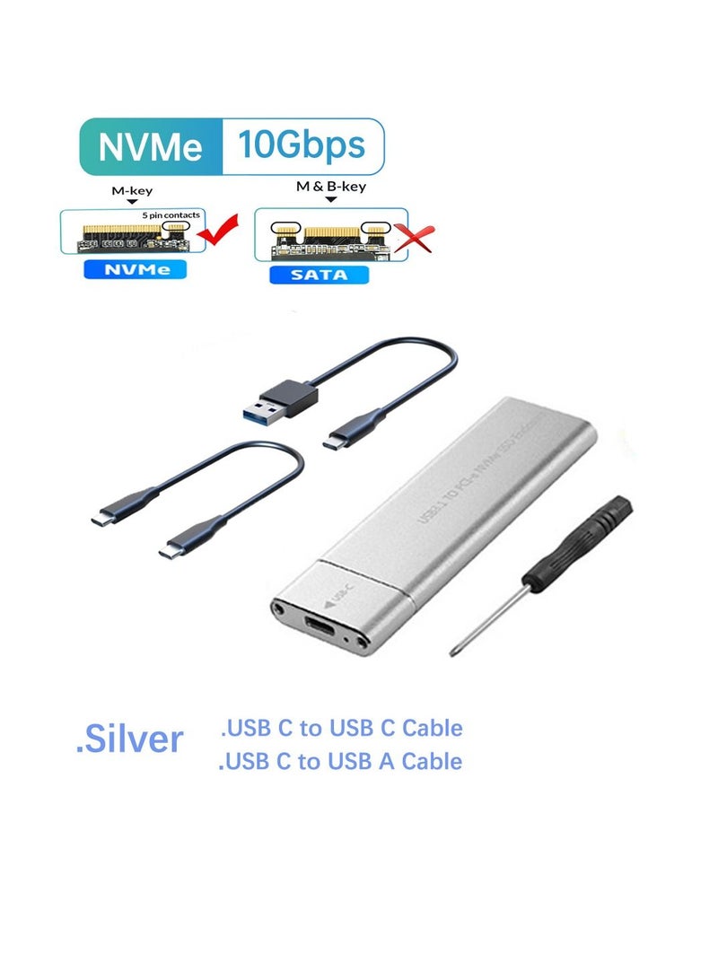 AROAQ Portable  Adapter M Key HD Storage Box for Mac Windows Laptop PC Type C - Image 1