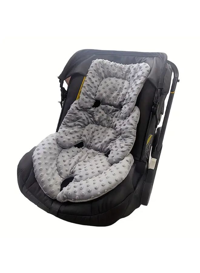 Baby Kids Seat Cushion Dual Color Two Sided Protective Car Seat Pad For Stroller Bassinet Rocking Chair Soft Cozy Warm - Image 3
