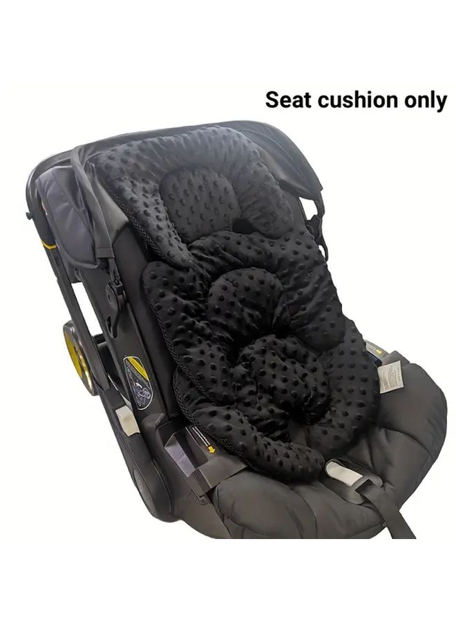 Baby Kids Seat Cushion Dual Color Two Sided Protective Car Seat Pad For Stroller Bassinet Rocking Chair Soft Cozy Warm - Image 5