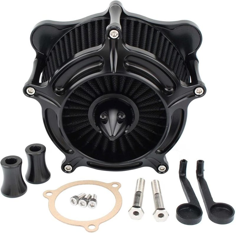 Wivplex CNC Turbine Air Cleaner Intake Filter for Harley Motorcycles - Image 1