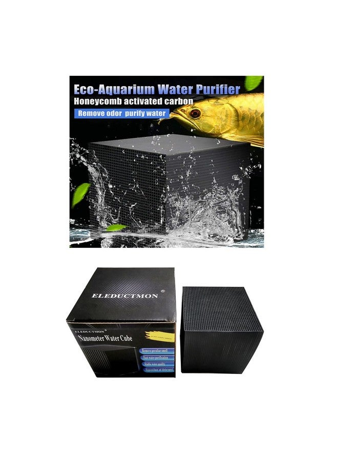ELEDUCTMON Eco-Friendly Aquarium Water Purifier Cube Filter with Activated Carbon - Ultra-Strong Filtration for Fish Tanks, Ponds & Water Purification - Image 1
